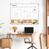 Large Dry Erase Calendar for Wall, 36"x24" Double-Sided Magnetic Whiteboard Calendar with Cork Board