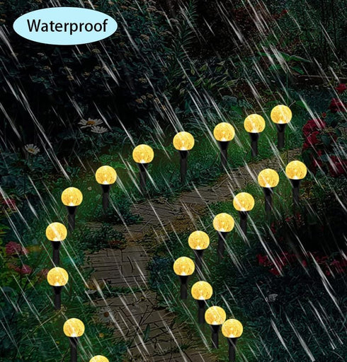 EFYUE 20 16.4ft 8 Solar String Lights for OutsideOutdoor String Light LED Lighting Modes Waterproof for Garden