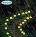 EFYUE 20 16.4ft 8 Solar String Lights for OutsideOutdoor String Light LED Lighting Modes Waterproof for Garden