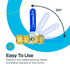 Eastman 1/2 Inch Compression Heavy Duty Full Port Ball Valve, Brass Plumbing Fitting, 20096LF