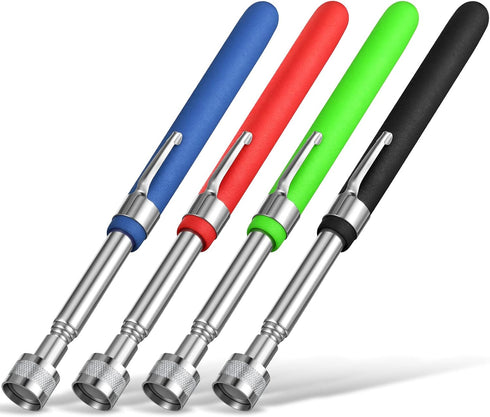 4 Pcs Telescoping Magnet Pickup Tool, Extendable Magnetic Sticks for Practical Gifts for Men
