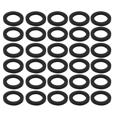 uxcell Nitrile Rubber Flat Washers 30mm OD 20mm ID 3mm Thickness, Pack of 30