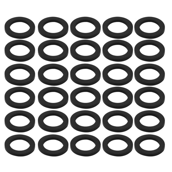 uxcell Nitrile Rubber Flat Washers 30mm OD 20mm ID 3mm Thickness, Pack of 30