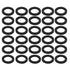 uxcell Nitrile Rubber Flat Washers 30mm OD 20mm ID 3mm Thickness, Pack of 30