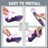 Automatic Tape Dispenser for Wrapping Gifts, Handheld Packaging Tape Dispenser Gun with Cutter, Grey