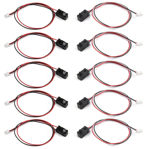 Starry 5Pcs IR Break Beam Sensor LEDs Counting Module Distance Sensor Split 5MM