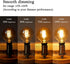 G25(G80) LED Globe Vintage Edison Bulbs, 6W Equivalent, Warm White 2500K, E26 Base, Dimmable, 6 Pack