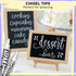 6 (1mm, 3mm, 5mm, 15mm) Chalkola White Chalk Markers - Dual tip, Fine & Jumbo Tip | Erasable Liquid Chalk Pens