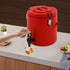 10L/2.64Gal Insulated Beverage Dispenser, Thermal Hot Cold Drink Dispenser with Push-Button Tap, Food-Grade Stainless