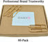 HAHIYO Large Paper Clips, 2 inches Length Gold Paperclips, Vinyl Coated for Bookmark Organizing Home Office School 80