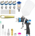 HVLP Spray Gun Kits Gravity Feed Air Paint Gun with 1.4/1.7/2.0//2.5 mm