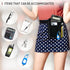 MELINON Restaurant Waiter Waist Money Pouch Bag, Serving Apron, Check Holder with Multiple Pockets, Adjustable Belt