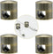 Hpgoxkd 4 Sets Cord Holder for Nightstand,Antique Copper Metal Charger Holders for Cords