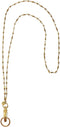 Hidden Hollow Beads Stainless Steel Lanyard and Badge Holder, 34 inches, Made in USA, Non-Breakaway Option