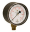 Winters 2-1/2" Dial Size, Liquid Filled Industrial Pressure Gauge, Brass Internals, 304 Stainless Steel Case, Single Scale 0-30 psi, 1.5% Acc, 1/4" NPT Bottom Mount, Glycerin Filled Pressure Gauge