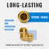 SUNGATOR 3/4-Inch PEX Elbow, Push Fit 90-Degree Plumbing Fitting with Disconnect Clip, 2-Pack, No Lead Brass