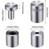Pelopy 8 Pcs Sign Standoff Screws, Stainless Steel Wall Mounts for Glass Acrylic Nail