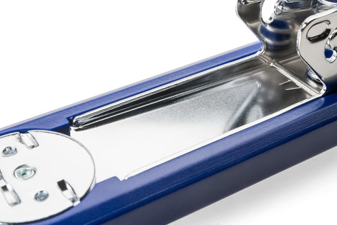 Novus B2 Compact Stapler, Easy Blue, 25 Sheet Capacity, Precision Staple Guide, German Engineered, 10 Year Warranty