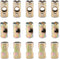 Hilitchi 20-Pcs M6 Pozidriv Slotted Barrel Nuts - Cross Dowels Slotted Nuts for Furniture, M6 x 20mm