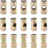 Hilitchi 20-Pcs M6 Pozidriv Slotted Barrel Nuts - Cross Dowels Slotted Nuts for Furniture, M6 x 20mm