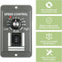 DC 12-60V Motor Speed Controller, 20A Adjustable PWM Switch for Electric Motor Speed Regulation