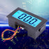 YB5135D LCD DC Voltmeter, Digital Three Wire Voltage Meter Monitor, Blue Backlight, ABS Waterproof Shell, DC0-500V