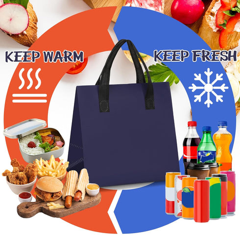 100 9.5 6 9.5 Kacctyen Pcs Insulated Take Out Bags Bulk x x in Thermal Insulation Food Bag for Coffee, Milk Tea, Hot