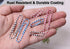 Vinaco Paper Clips, 400PCS Medium & Large (1.3 inch & 2 inch) Assorted Sizes, Durable Rustproof Vinyl Coated for Office