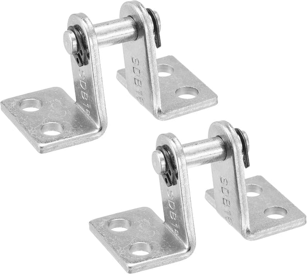 uxcell Air Cylinder Rod Clevis Mounting Bracket 4 Bolt Holes MA/MAL Pneumatic Parts for 16mm Cylinder Bore, 2pcs