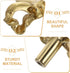 RUNROTOO 40x20x25mm Brass Bow Drawer Pull Handle Hollow Vintage Cabinet Knob for Dresser Wardrobe Shoe Cabinet