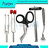 Avon Surgical Set 5pcs Hammer, 7.5in, 128Hz 512Hz Diagnostics Examination of - Buck Reflex Wartenberg Pinwheel, Utility