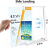 MaxGear 6Pack Acrylic Sign Holder 8.5 X 11, Plastic Sign Holder with Vertical Slanted Back, Clear Picture Photo Frames
