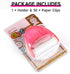 Paper Clip Holder, Magnetic Paper Clip Holder for Desk with Gold Paper Clips, Cute Office Supplies, Pink
