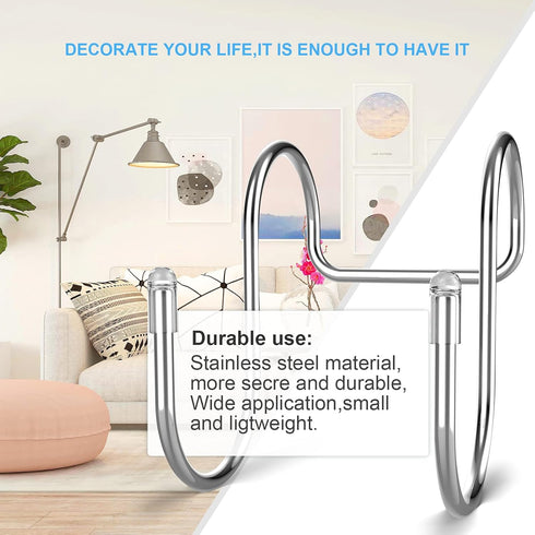2 Pack Small Shower Door Hooks, Towel Hooks, Squeegee Hooks, Over Door Hooks for Towels, Glass Door, Kitchen, Bathroom