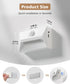 2000mAh 3 4 Pack NIORSUN Motion Sensor Stair Lights Indoor, Battery Operated Night Light, Color Temperature with Light