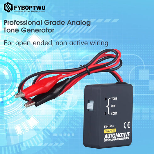 6-42V Cable Circuit Wire Tracker Automotive Electrical Open & Short Finder Circuit Tester with Tone Generator - Cable
