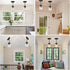 1-Light Glass Mason Jar Light Fixtures, Kitchen Island Pendant Lighting Farmhouse Light Fixture Close to Ceiling Light