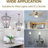 E12 Bulb Dimmable 60 Bulbs 5000K Bulbs, B11 Bulb, 90+CRI, 6W 550LM, 12 Pack Hizashi LED watt Equivalent, Chandelier