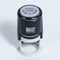 Handmade with Love Self-Inking R40 Round Stamp - 1 1/2" Diameter, Black Ink with Heart and Olive Branch