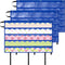 Crtiin 3 Pcs Foldable Bulletin Border Storage Pocket Chart, 41 x 24.5 Inch Classroom Organizer with Storage Pockets
