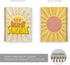 Ray Of Freakin Sunshine Spiral Notebook / 8.5" x 11" Journal / 120 College Ruled Pages/Durable Gloss Laminated Softcover/Gold Wire-o Spiral Binding/Made in the USA by Gotcha Covered Notebooks