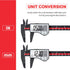 Digital Caliper, 0-6" Electronic Caliper with Auto-Off Feature, Large LCD Screen Vernier Caliper for Length, Depth,