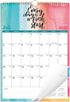 Wall Calendar 2025-2026, 18 Monthly Calendar from July 2025 to December 2026, Large Blocks, Twin-Wire Binding
