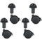 RiseDirectly 360 Degree Black Caster Wheels 4 Pcs Cat Cage Casters Spinner Wheels