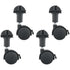RiseDirectly 360 Degree Black Caster Wheels 4 Pcs Cat Cage Casters Spinner Wheels