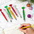 Qilery 50 Pcs Employee Appreciation Gifts, Smile Face Pens, You Are Awesome, Funny Inspirational Quote Black Ink
