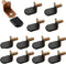 40 Pcs 1/4 Inch Shelf Support Pegs, L-Shaped Metal Shelf Pins with