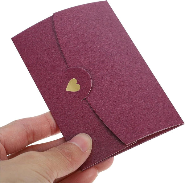 Yingluno 200pcs Gift Card Envelopes Small Greeting Card Envelopes 10 5x7cm Pearl White
