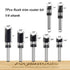 7pcs 1/4 Inch Trimmer Jointing,Trimming Pattern Router Bit Top Bearing Shank,Top Bearing Flush Trim Router Bit, Router