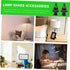 ARTIBETTER 2pcs Decorative Lamp Finial Modern Simple Design Light Screw Caps for Table and Floor Lamps Elegant Finish